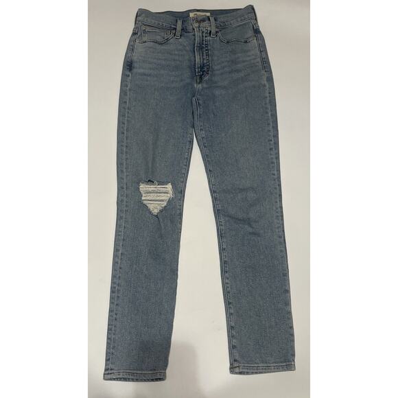 Sz 24 Madewell The Perfect Vintage Straight Jean in Kingsbury Wash - Picture 1 of 11